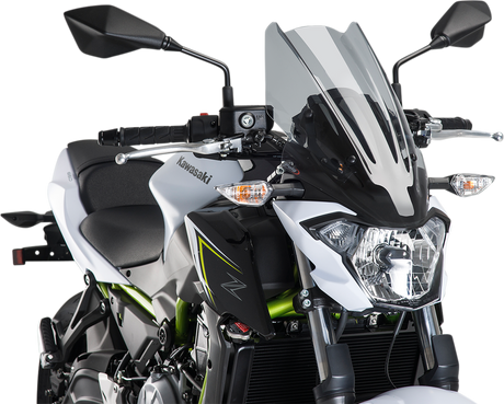 PUIG HI-TECH PARTS New Generation Windscreen - Smoke - Z650 9369H