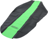 SDG Pleated Seat Cover - Green Top/Black Sides 96360GK