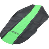 SDG Pleated Seat Cover - Green Top/Black Sides 96341GK