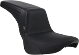 LE PERA Kickflip Seat - Basketweave - Black - Softail '18-'21 LYF-590BW