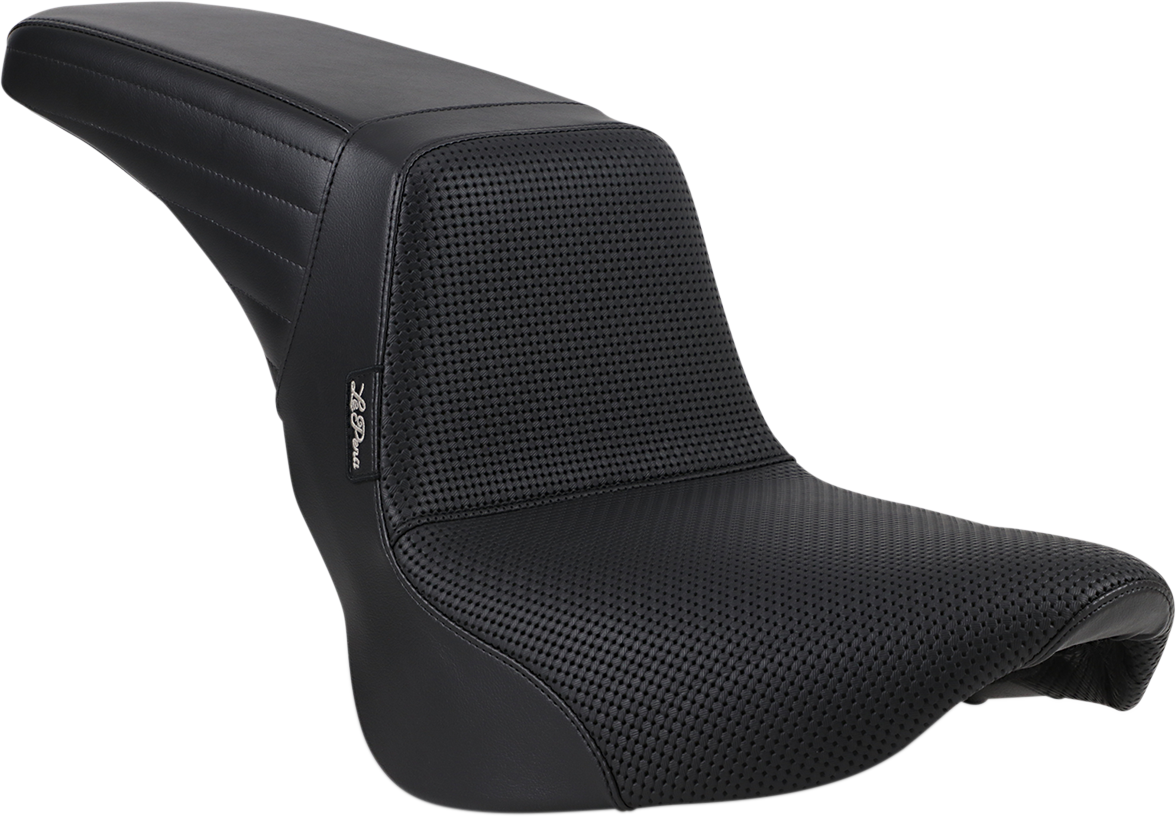 LE PERA Kickflip Seat - Basketweave - Black - Softail '18-'21 LYX-590BW