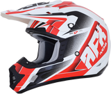 AFX FX-17 Helmet - Force - Pearl White/Red - Small 0110-5244