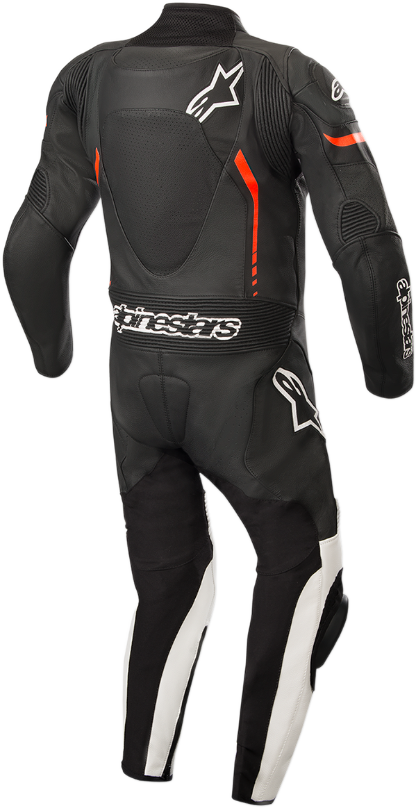 ALPINESTARS Youth GP Plus 1-Piece Leather Suit - Black/White/Red Fluorescent - US 28 / EU 150 31405181231150