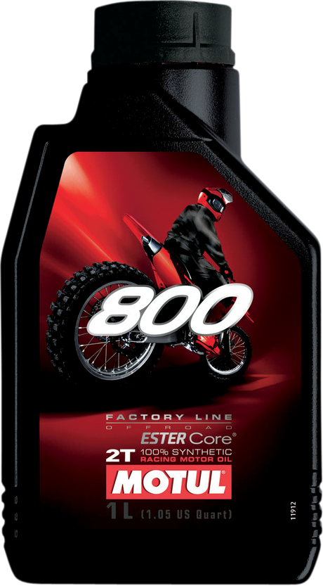 MOTUL 800 2T Off-Road Synthetic Oil - 1L 104038