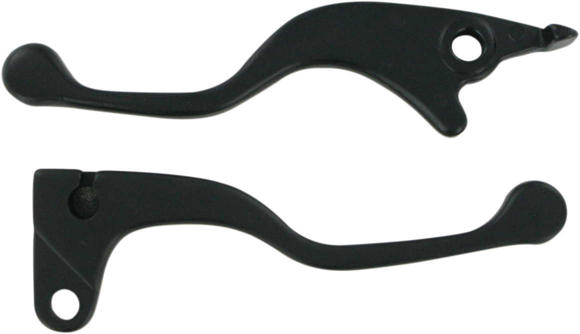 Parts Unlimited Levers - Shortys - Black 53175-961-000