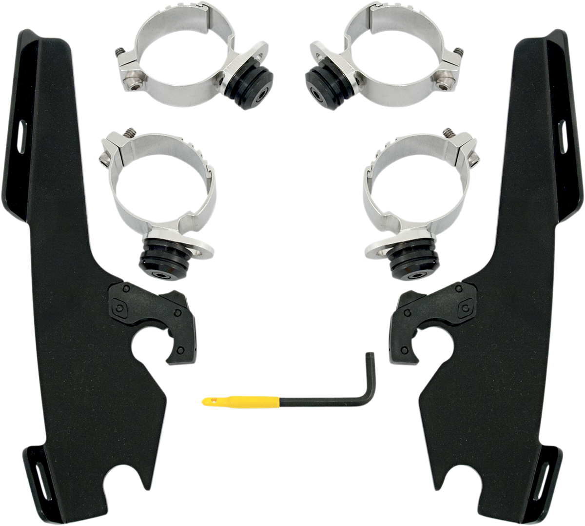 MEMPHIS SHADES Fats/Slim Trigger Lock Mounting Kit - Fury - Black MEB1960