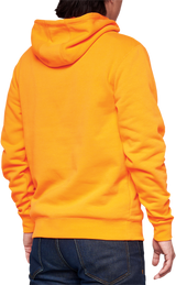 100% BB33 Pullover Kangaroo Pocket Hoodie - Orange - Small BB-36045-476-10