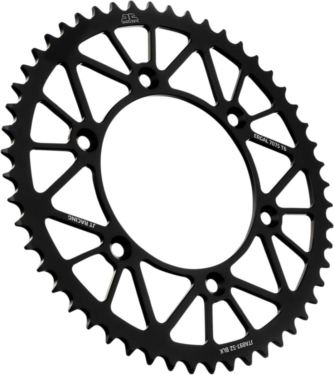 JT SPROCKETS Rear Sprocket - Black - 52-Tooth JTA897.52BLK