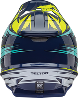 THOR Sector Visor - Warp - Navy/Teal 0132-1286