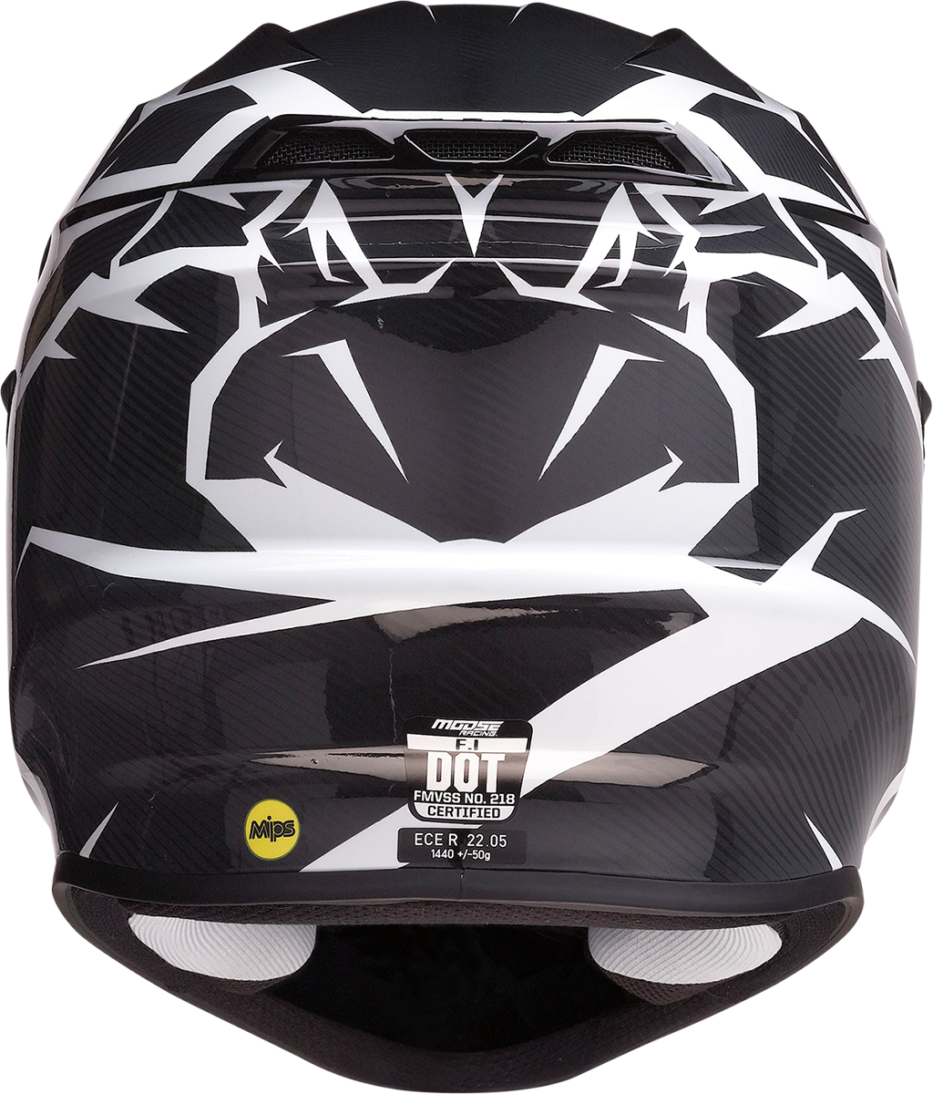 MOOSE RACING F.I. Helmet - Agroid Camo - MIPS® - Gray/Black - Large 0110-7776