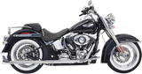 BASSANI XHAUST Fishtail Exhaust with Baffle - 30" - Softail 1S66E-30