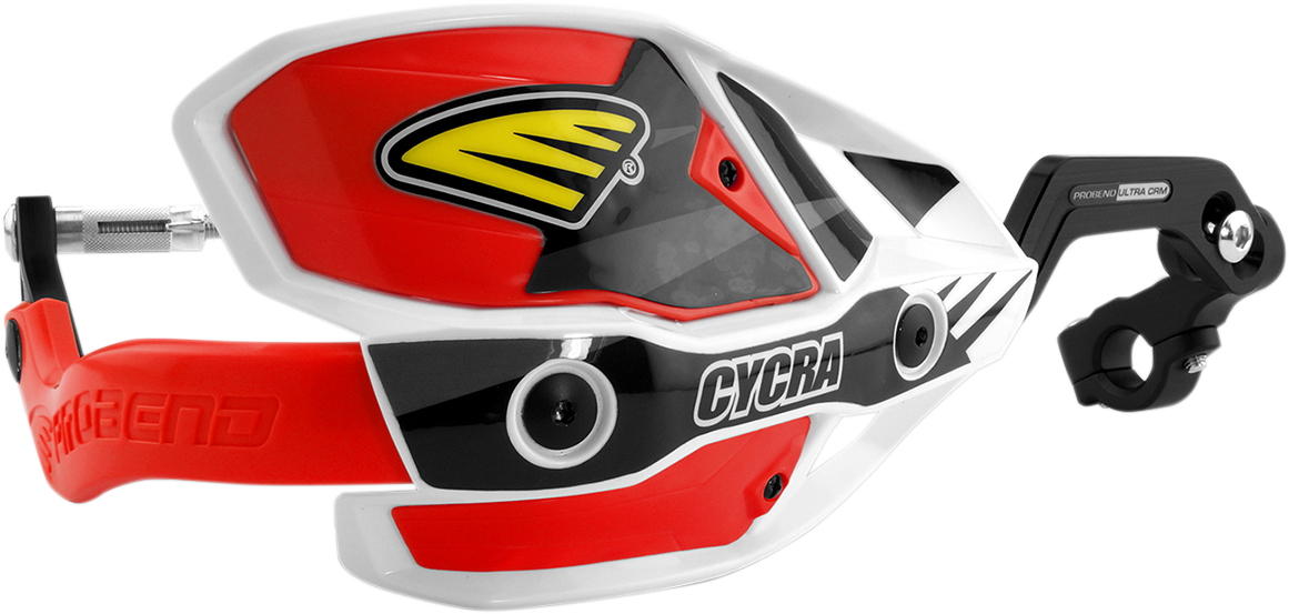 CYCRA Handguards - Ultra - White/Red 1CYC-7407-32X