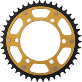 SUPERSPROX Stealth Rear Sprocket - 43 Tooth - Gold - Kawasaki/Yamaha/Suzuki RST-486-43-GLD