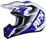 AFX FX-17 Helmet - Force - Pearl White/Blue - Medium 0110-5239