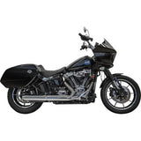 BASSANI XHAUST 4" Slip-On Muffler with 2-1/2" x 10" Baffle Core - Chrome - 49-State 1S38FP