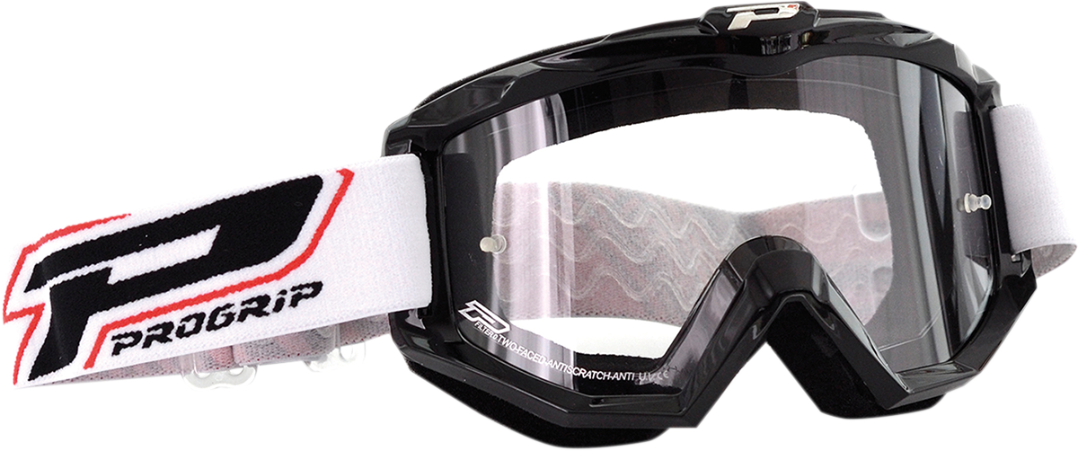 PRO GRIP 3201 Raceline Goggles - Black PZ3201NE