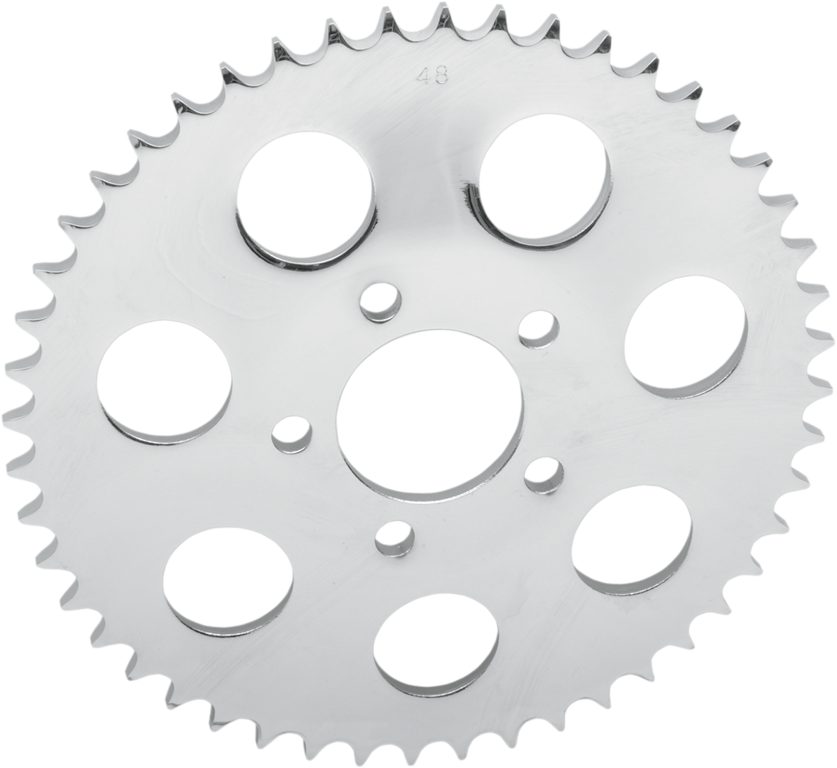 DRAG SPECIALTIES Rear Sprocket - Chrome - Dished - 46 Tooth 16431P