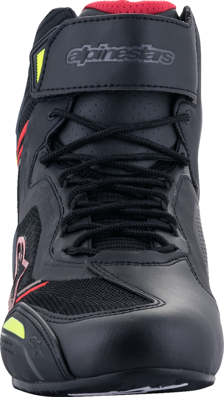 ALPINESTARS Faster-3 Rideknit® Shoes - Black/Red/Yellow - US 10.5 251031913611