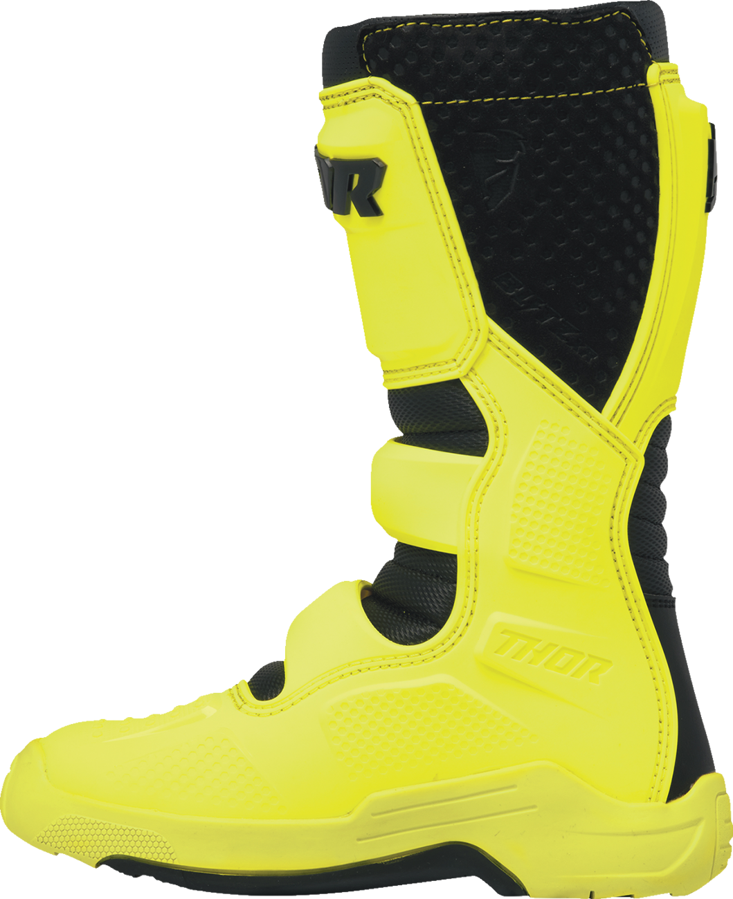 THOR Youth Blitz XR Boots - Acid/Black - Size 6 3411-0764