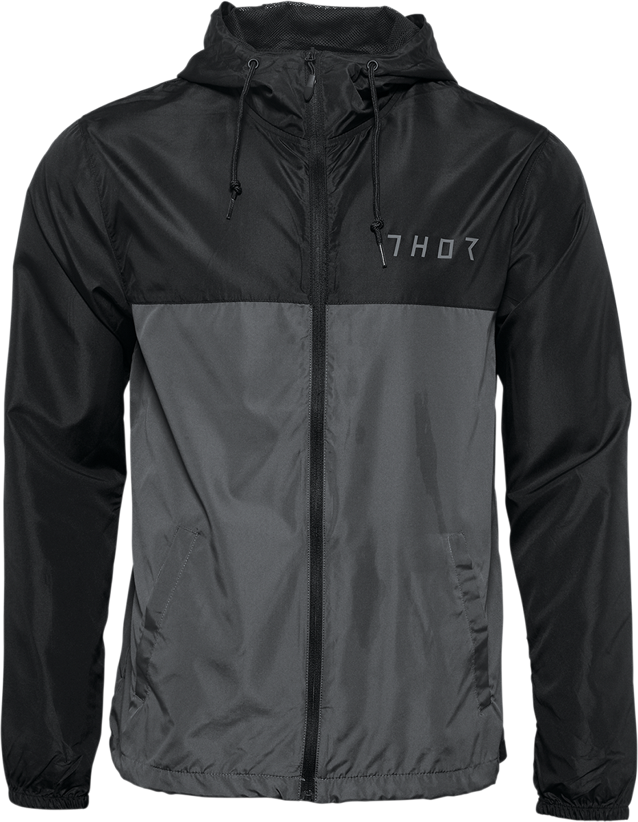 THOR Division Windbreaker - Black/Charcoal - Medium 3001-1291