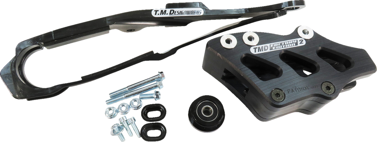 T.M. DESIGNWORKS Chain Guide/Slider - Honda - Black DCK-OR17-BK