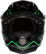 6D ATR-2 Helmet - Phase - Black/Green - Large 12-2847