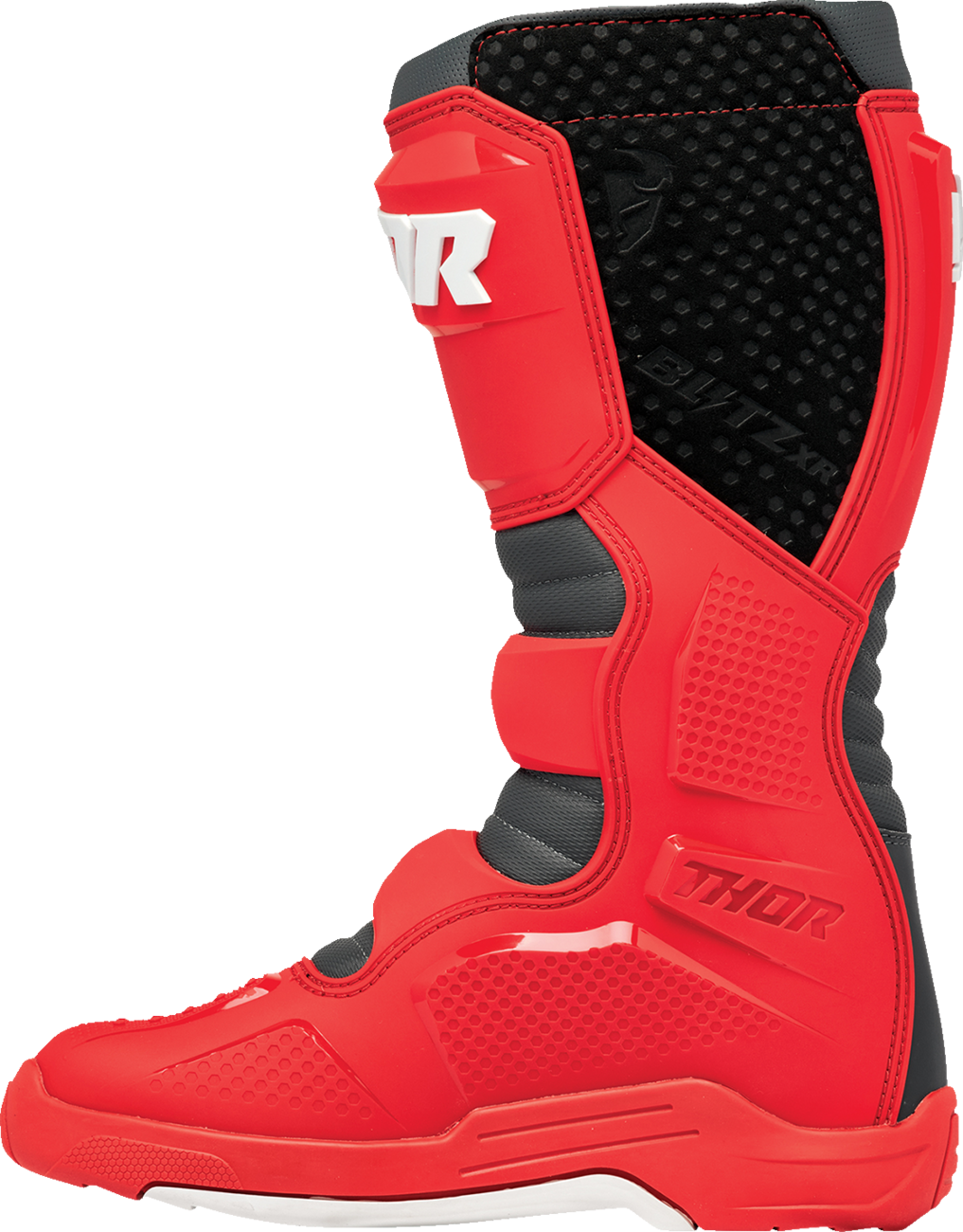 THOR Blitz XR Boots - Red/Charcoal - Size 10 3410-3112