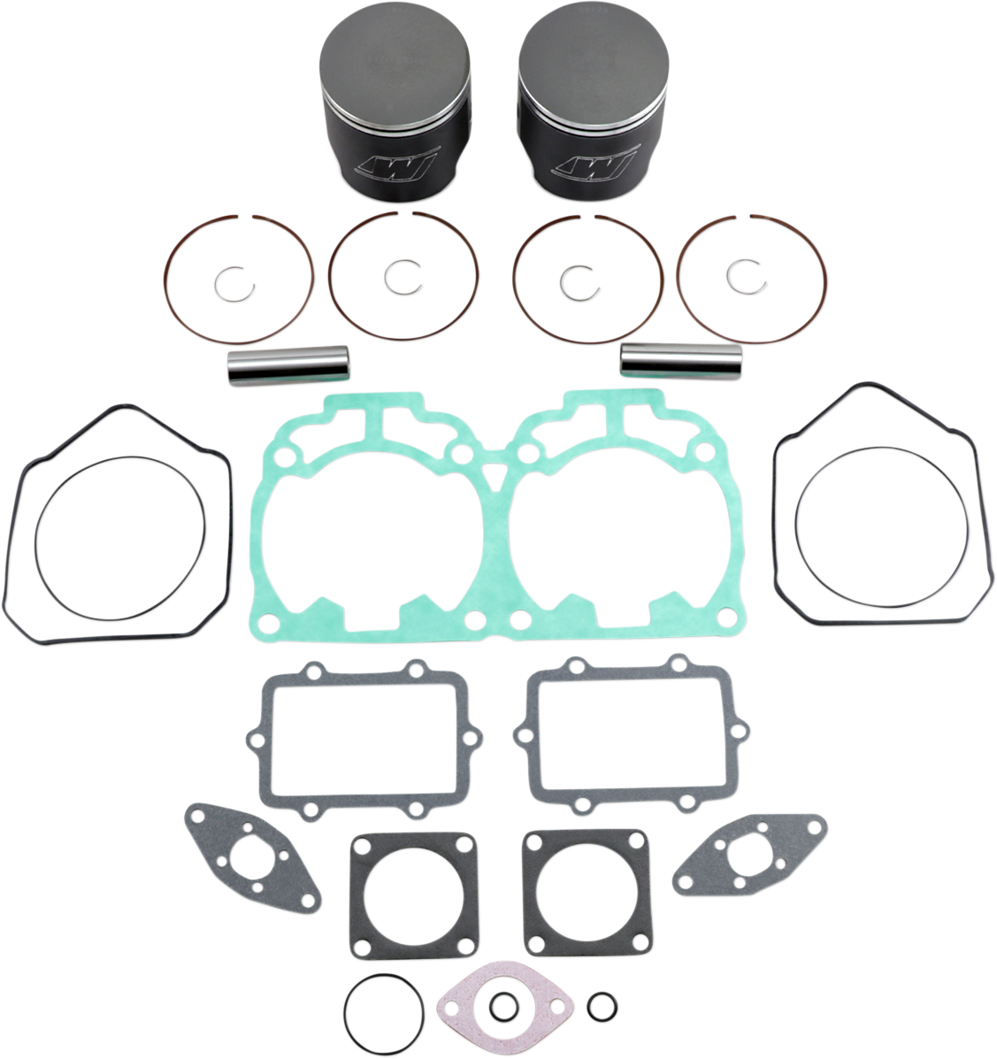 WISECO Piston Kit - Ski Doo High-Performance SK1347