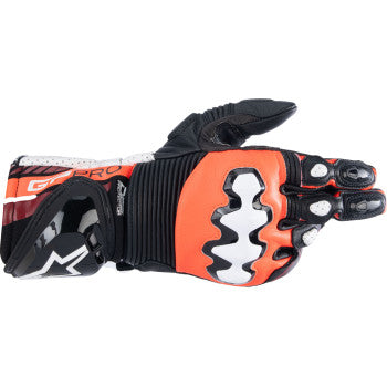 ALPINESTARS GP Pro R4 Gloves - Black/Fluo Red/White - Large 3556724-1321-L