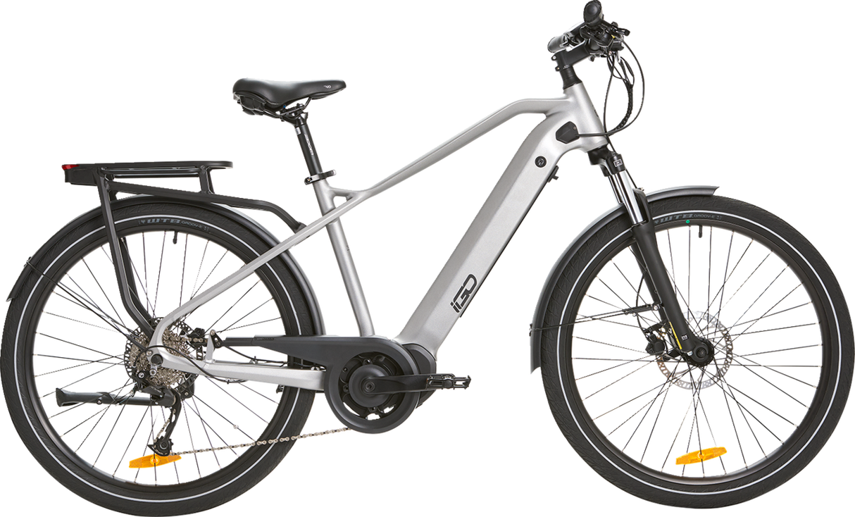 IGO ELECTRIC BIKES Discovery Yorkville LS E-Bike - Platinum - Hybrid 100-212-000