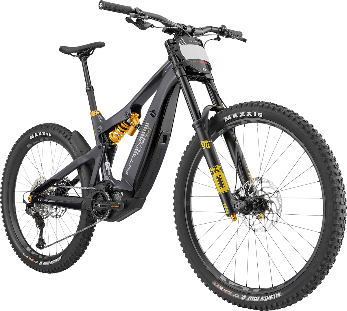 INTENSE Tazer MX Carbon Ebike - Pro Build - Gray/Black - S/M 22ZCE7MXPM-NB