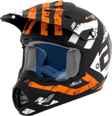 AFX FX-17Y Helmet - Attack - Matte Black/Orange - Medium 0111-1406