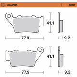 EBC Brake Pads - Sintered Series MD850