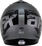 AFX FX-17Y Helmet - Attack - Frost Gray/Matte Black - Large 0111-1398