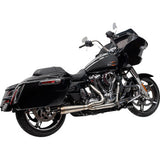 TRASK 2-into-1 Assault Exhaust System - Stainless Steel - Touring M8 TM-5011