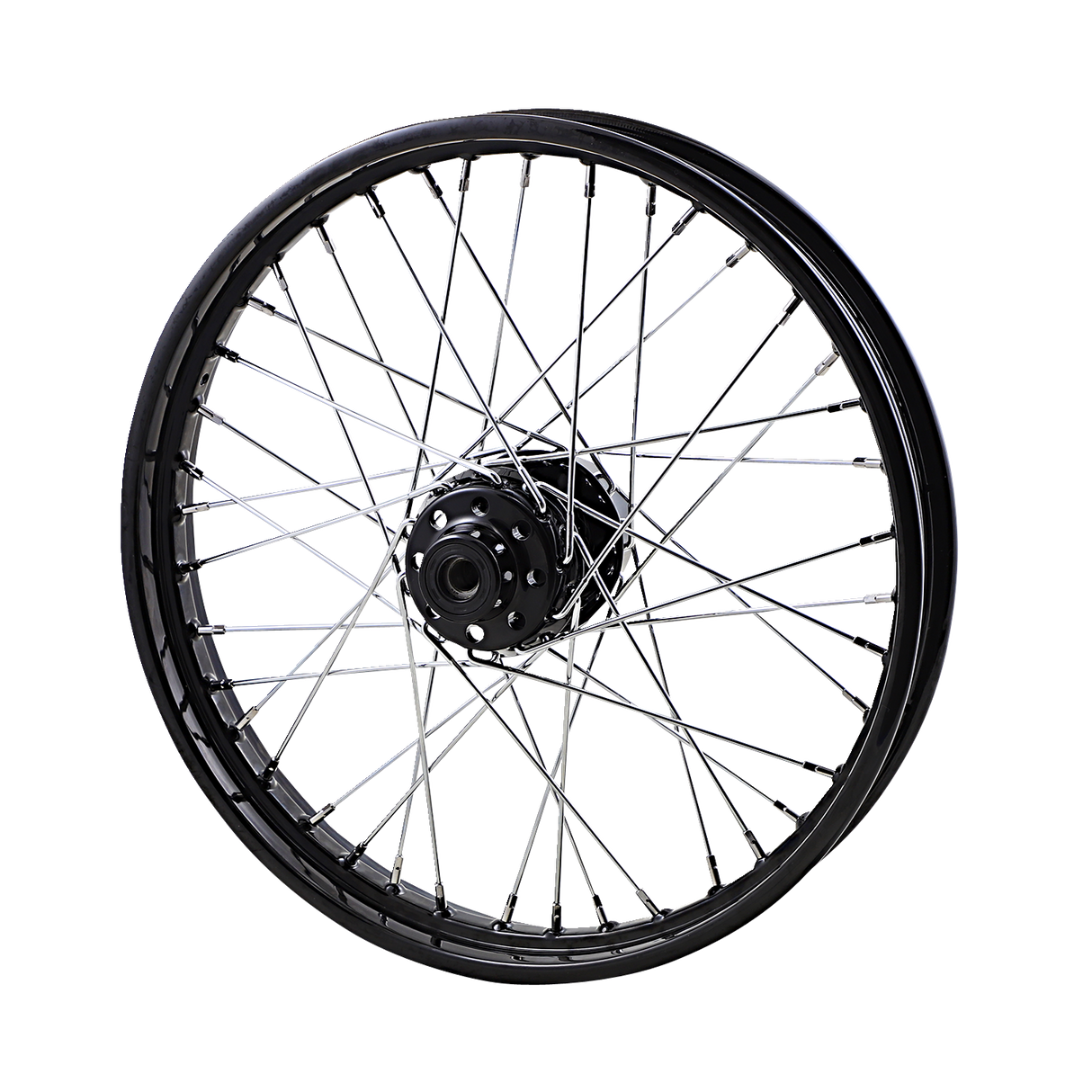 DRAG SPECIALTIES Front Wheel - Single/Dual Disc/No ABS - Black - 21"x2.15" 64455B