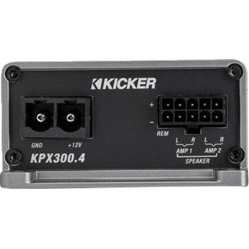 KICKER Amplifier - 4 Channel - 300 W - Weather-Resistant  51KPX3004