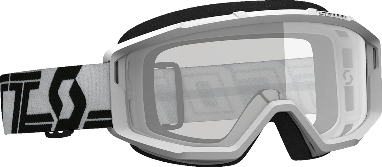 SCOTT Primal Goggles - White/Black - Clear 278598-1035043