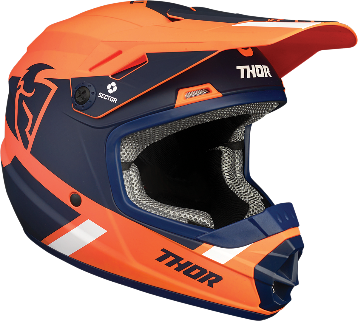 THOR Youth Sector Helmet - Split - MIPS - Orange/Navy - Small 0111-1353