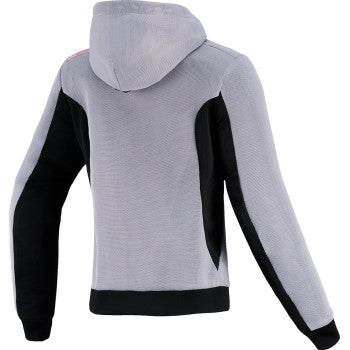 ALPINESTARS Stella Chrome Super Airflow Hoodie - Mid Gray/Black/Pink - Small 4210126-9299-S