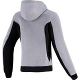 ALPINESTARS Stella Chrome Super Airflow Hoodie - Mid Gray/Black/Pink - Small 4210126-9299-S