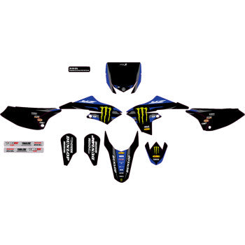 D'COR VISUALS Graphic Kit - '23.5/'24 Monster Energy - Star - Yamaha - YZ 65 20-50-074