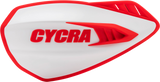 CYCRA Handguards - Cyclone - White/Red 1CYC-0056-239