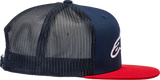 ALPINESTARS Corp Trucker Hat - Navy/Red - One Size 1025810037030OS