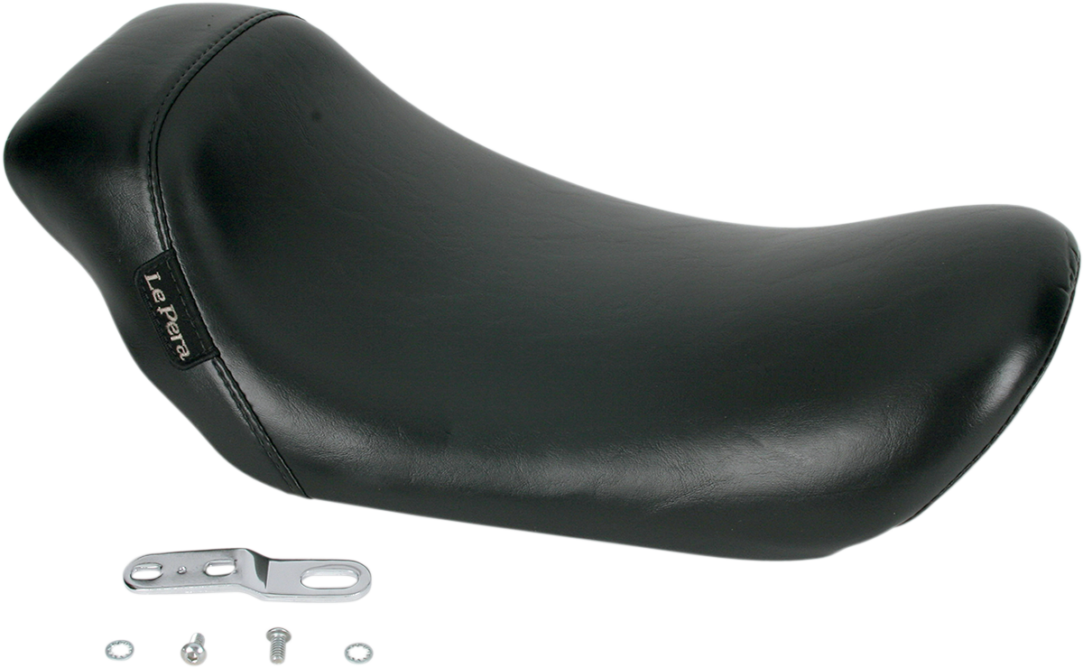 LE PERA Bare Bones Solo Seat - Smooth - Black - FXD LF-001