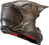 ALPINESTARS Supertech M10 Helmet - Squad - MIPS® - Dark Brown/Gold - Medium 8302823-839-MD