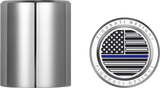 FIGURATI DESIGNS Docking Hardware Covers - American Flag - Stainless Steel - Contrast Cut FD70-DC-2730-SS