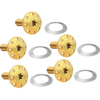 ARLEN NESS Bolt Kit - Holeshot/Front/Floating/Brake Rotor - Spoke Mount - Gold - 5 Pa 300-916