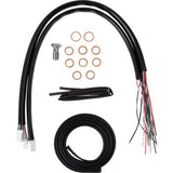 LA CHOPPERS Handlebar Cable/Brake Line Kit - Complete - Stock Handlebars - Black Vinyl  Glide 2023-2024  LA-8059KT2-08B