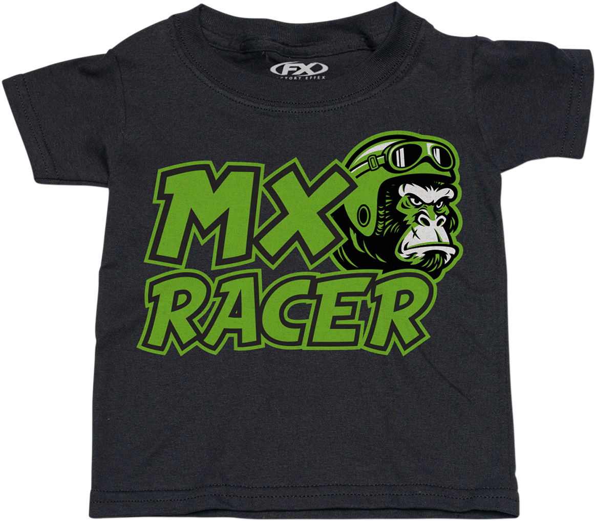 FACTORY EFFEX Toddler Kawasaki MX Racer T-Shirt - Black - 4T 23-83124